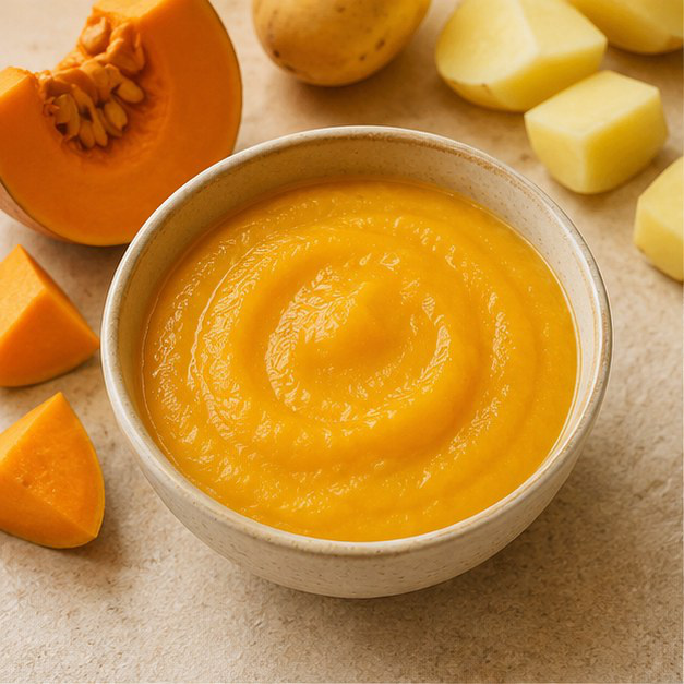 Puré de calabaza y papa