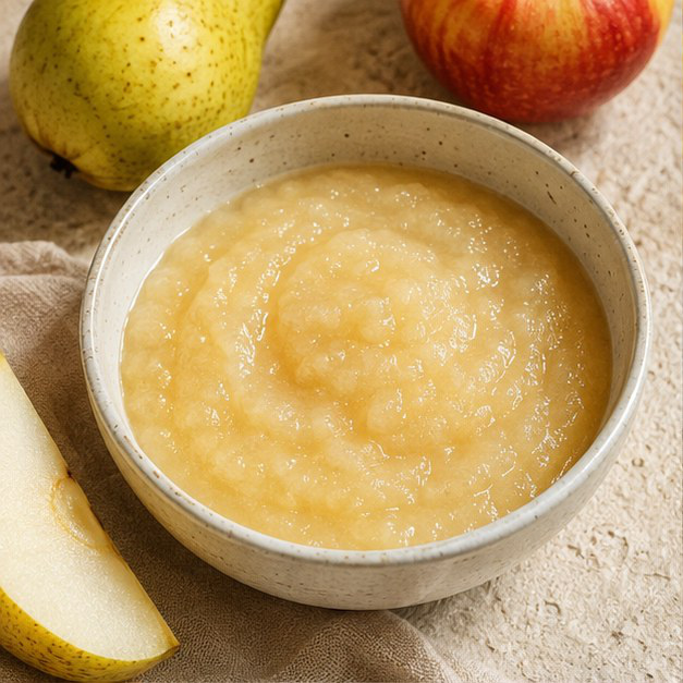 Compota de manzana y pera