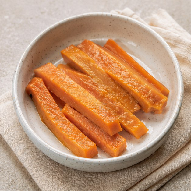 Bastones de batata al horno